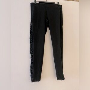 Express Sheer Leopard Print Side Panel Leggings